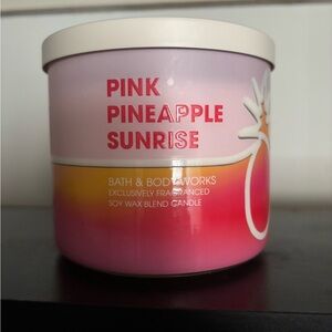 Bath & Body Works Pink Pineapple Sunrise Candle